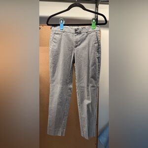 BANANA REPUBLIC Stripped Summer Corduroy Pants Size 0